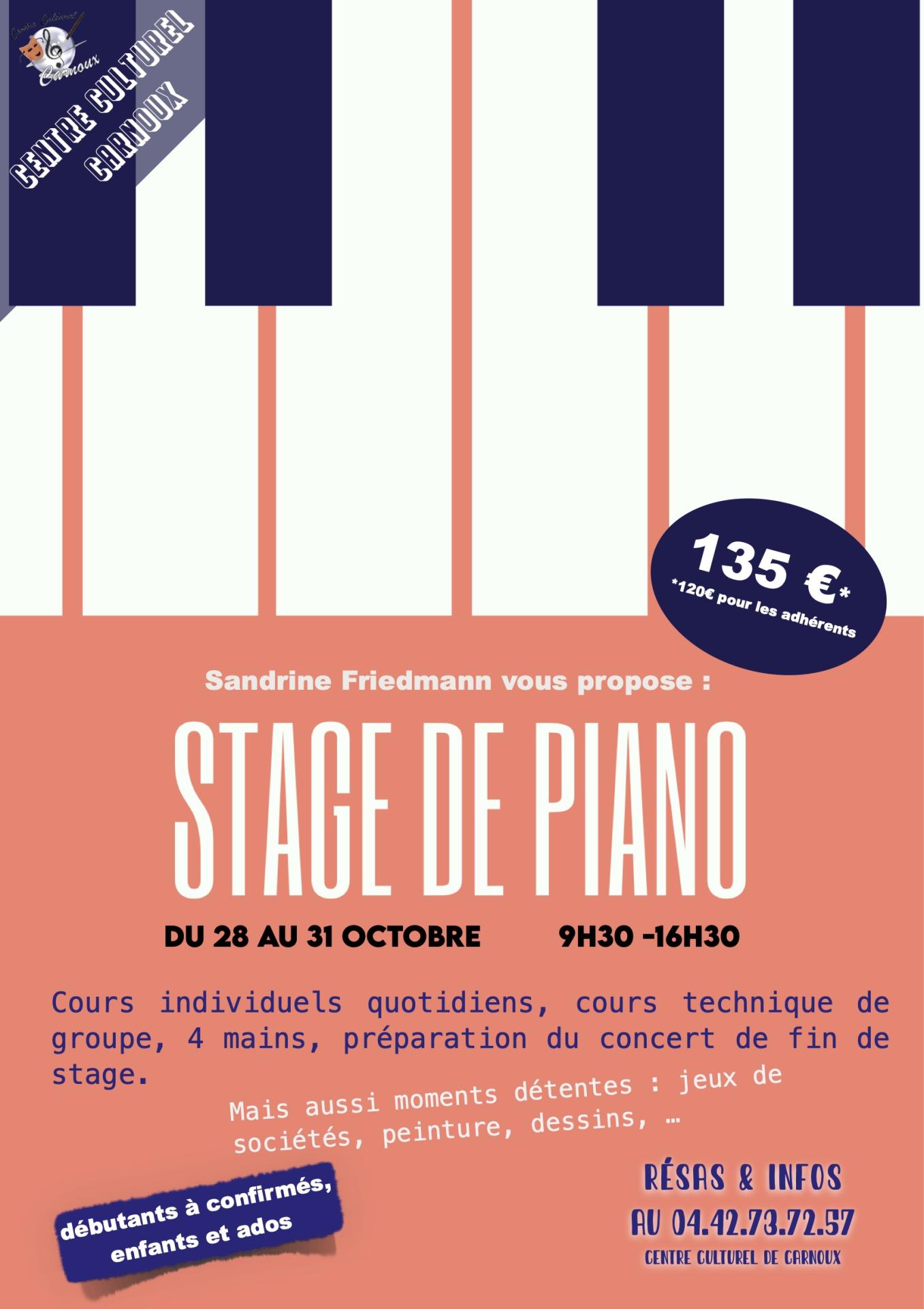 Affiche stagepiano